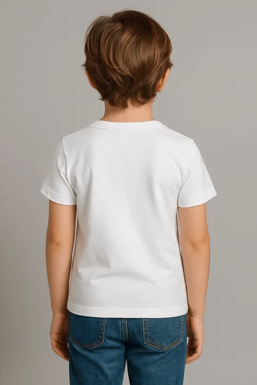 Baby's short-sleeved warm cotton crew neck sweater – 3 pieces