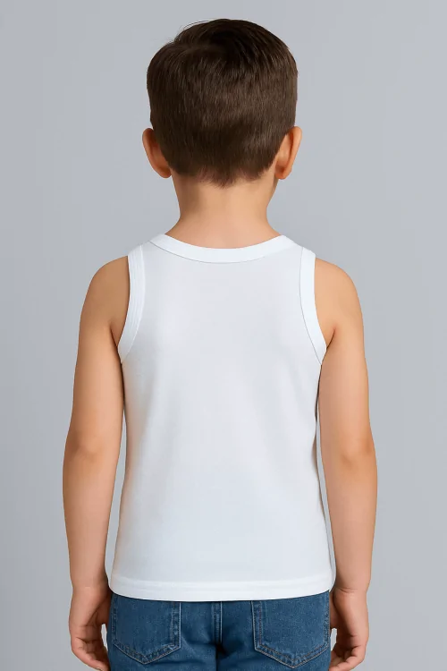 Warmes Baby-Tanktop aus Baumwolle mit breiten Schultern – 3-teilig