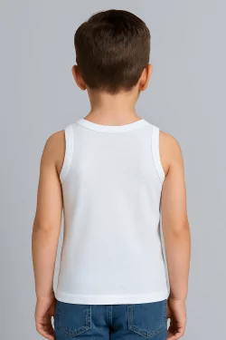 Warmes Baby-Tanktop aus Baumwolle mit breiten Schultern – 3-teilig