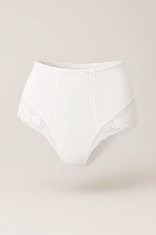 Gaine gainante pour femme avec dentelle élastique et découpes invisibles