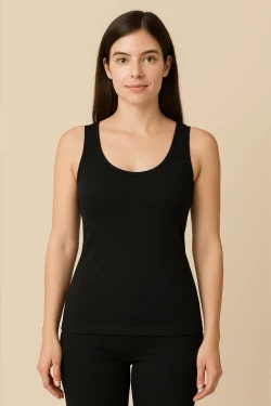 Women's Stretch Microfiber Tank Top - Wide Shoulder