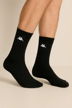 Lote de 3 pares de calcetines cortos Kappa para hombre en algodón elástico: comodidad y estilo.