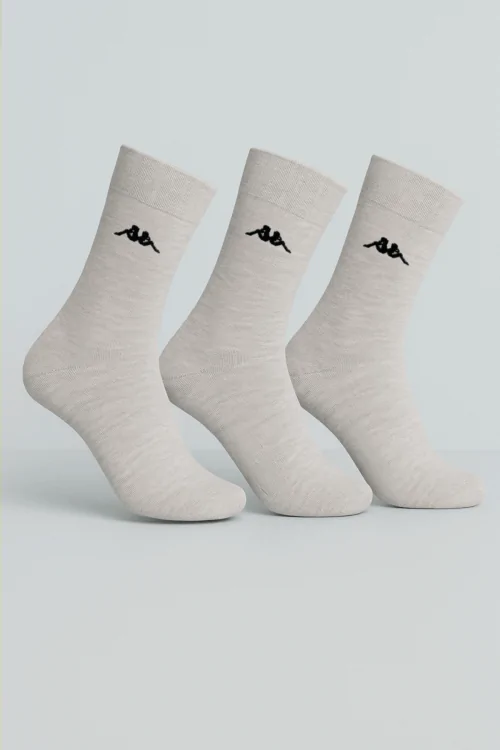 Lot de 3 paires de chaussettes courtes homme Kappa en coton stretch - confort et style