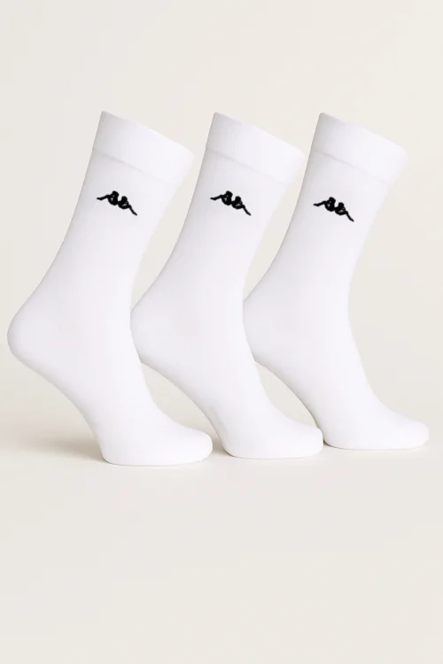 Lot de 3 paires de chaussettes courtes homme Kappa en coton stretch - confort et style