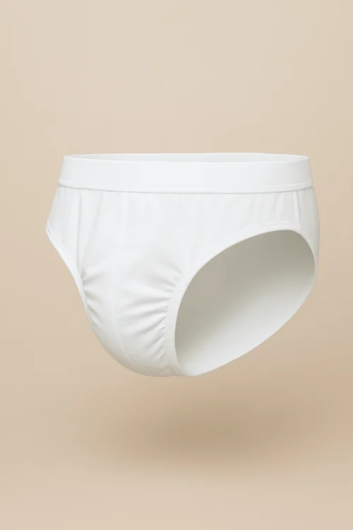 Culotte bébé en coton extensible blanc – Ensemble de 6 pièces