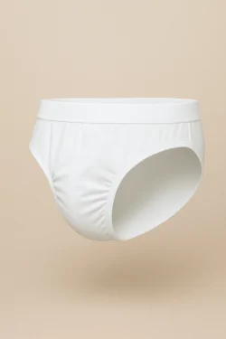 Culotte bébé en coton extensible blanc – Ensemble de 6 pièces