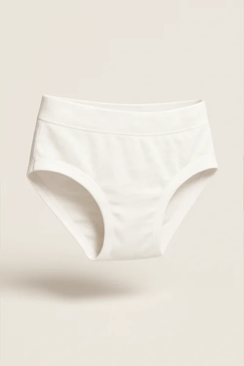 Slip bambina in cotone elasticizzato – confezione 6 pezzi a vita alta