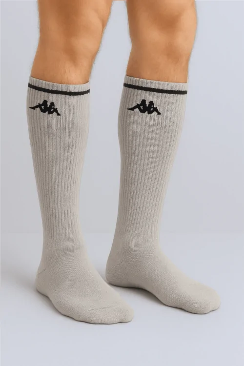 Chaussettes longues de basket-ball pour homme en coton éponge - lot de 6 paires assorties ou unies