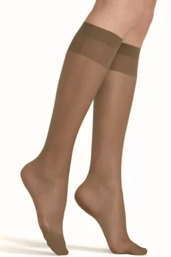 Filodoro Women's Sheer Opaque Socks 40 - Set of 6 Pairs with Graduated Compression