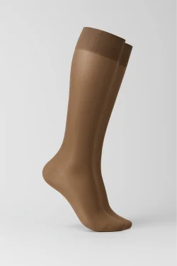 Filodoro Women's Sheer Opaque Socks 40 - Set of 6 Pairs with Graduated Compression