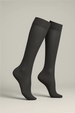 Filodoro Damen Transparente Blickdichte Socken 40 - Set mit 6 Paar mit abgestufter Kompression