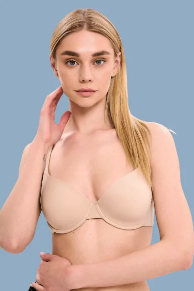Soutien-gorge balconnet avec bonnets extensibles et bretelles rembourrées – confort au quotidien