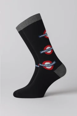 COTONE ELASTICIZZATO – Calza corta uomo metrò 3 paia: nero, blu, verde
