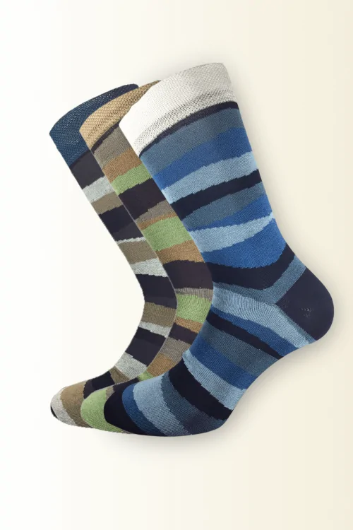 Men's Camouflage Cotton Short Socks – 3 Pairs