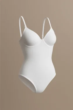 Underwired shaping body in breathable fabric – C cup
