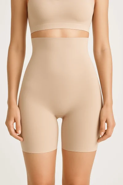 Gaine gainante taille haute avec jambe longue – effet ventre plat