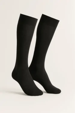 Calcetines largos y ligeros de hilo escocés para hombre (6 pares)