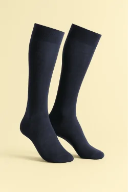 Lange, leichte Herrensocken mit schottischem Garn – 6 Paar