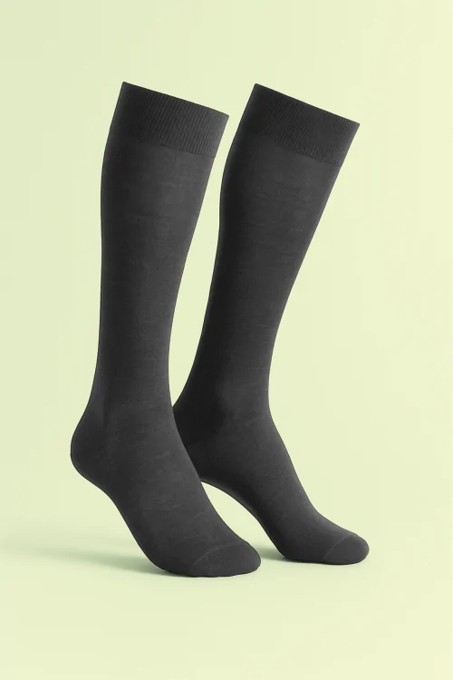Lange, leichte Herrensocken mit schottischem Garn – 6 Paar