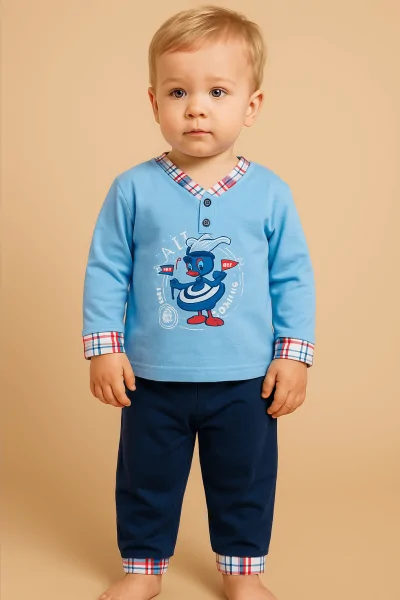 Pyjama bébé en coton léger GARY - LADYC