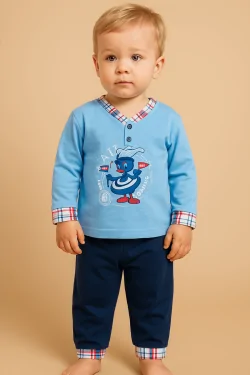 Pyjama bébé en coton léger GARY - LADYC