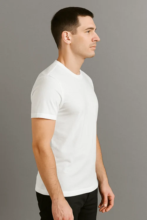 Suéter elástico bidireccional de cuello redondo para hombre (paquete de 3)