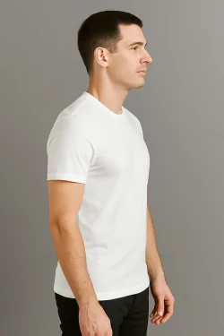 Suéter elástico bidireccional de cuello redondo para hombre (paquete de 3)