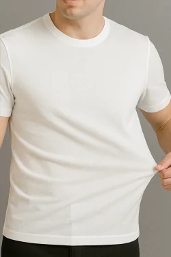 Herren-Pullover mit Rundhalsausschnitt und Zwei-Wege-Stretch – 3er-Pack