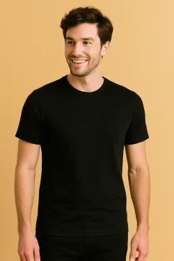 Suéter elástico bidireccional de cuello redondo para hombre (paquete de 3)