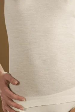 Women's Tank Top Wool Blend Wide Shoulder - Comfort and Warmth