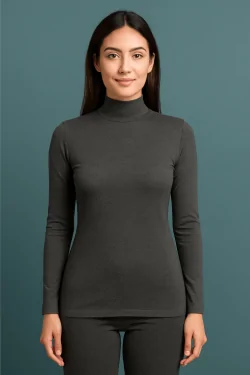 Maglia lupetto donna in cotone elasticizzato – comfort e stile
