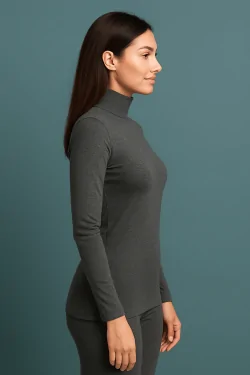 Maglia lupetto donna in cotone elasticizzato – comfort e stile