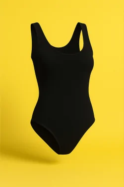 Body en coton extensible aux épaules larges – confort naturel