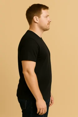 Herrenpullover aus gekämmter Baumwolle Maxigrößen – 3 Stück