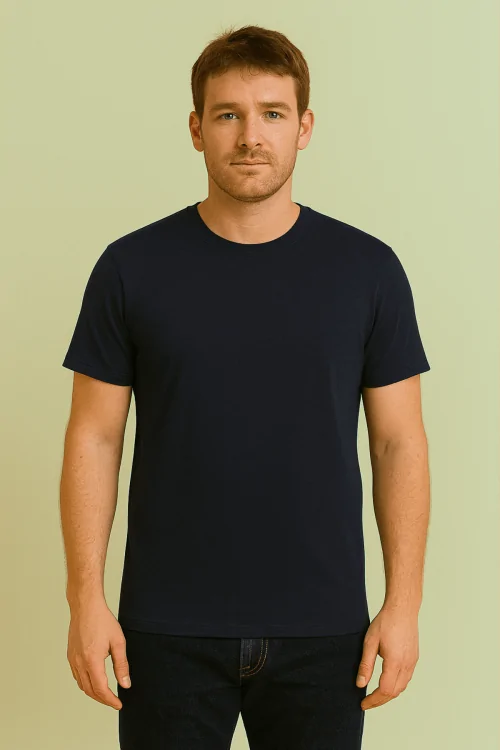 Pull col rond maxi en coton pour homme – 3 pièces
