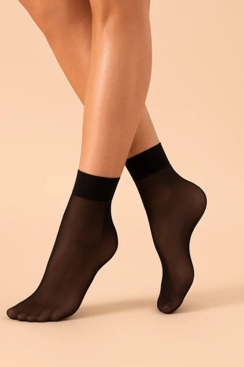 Velato e opaco – Polsino comfort che non segna – Elasticizzato taglia unica