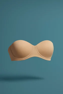 Sujetador Bandeau Efecto invisible y soporte moldeador