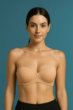 Sujetador Bandeau Efecto invisible y soporte moldeador