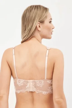 Bralette escote en V profundo, soporte invisible