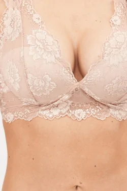 Bralette mit tiefem V-Ausschnitt, unsichtbarer Halt