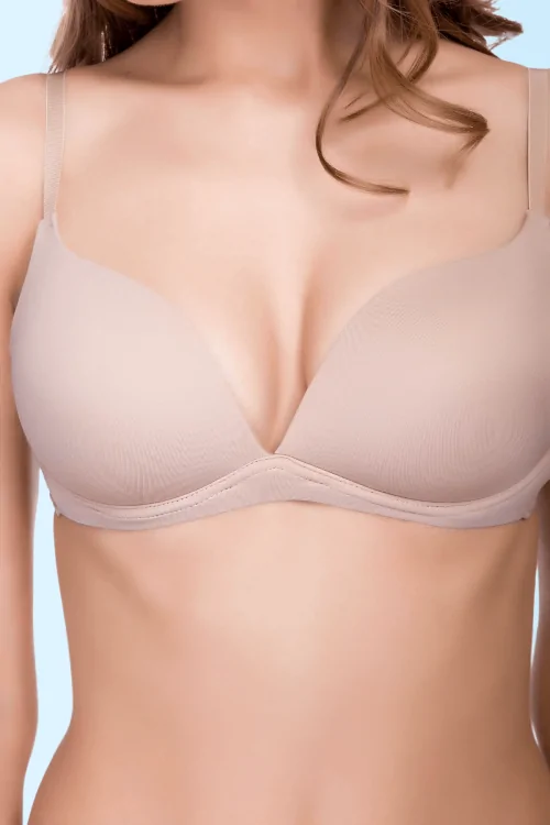 Sujetador balconette push-up sin aros