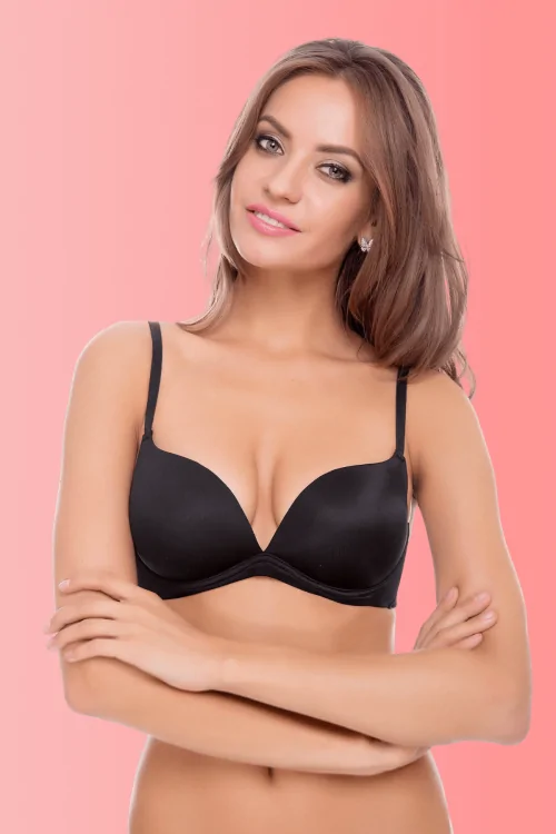 Sujetador balconette push-up sin aros