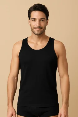 Herren-Tanktop aus gekämmter Baumwolle