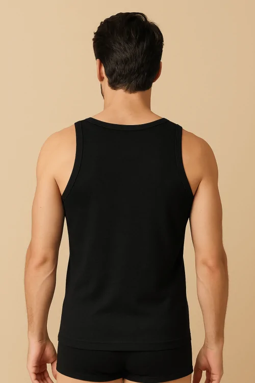 Herren-Tanktop aus gekämmter Baumwolle