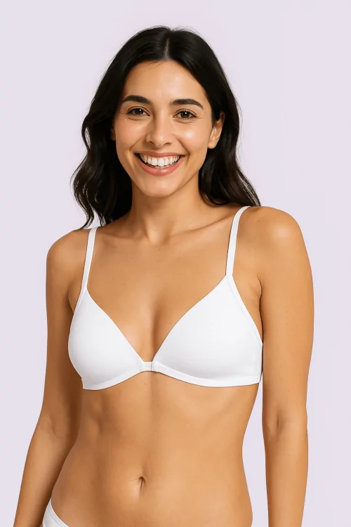 Soutien-gorge rembourré lisse sans armatures