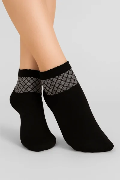 (3 paires) Chaussettes élégantes en coton et tulle – style et confort
