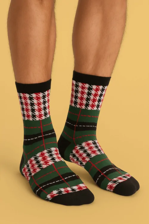 Calcetines cortos suaves y elásticos para hombre