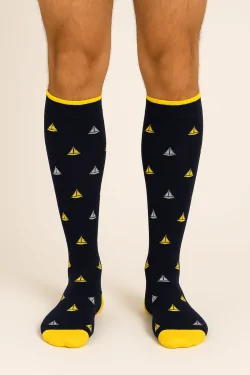 Knielange Herrensocken