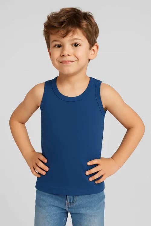 STRETCH COTTON - Lightweight Tight-Fit Baby Tank Top – (3pcs)