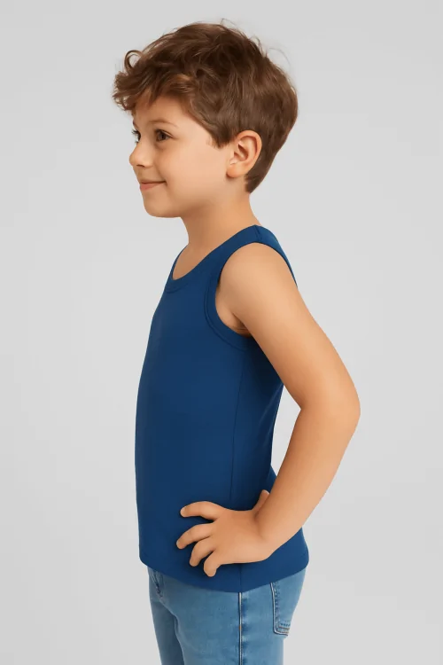 STRETCH COTTON - Lightweight Tight-Fit Baby Tank Top – (3pcs)